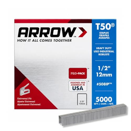 Arrow 508IP Heavy Duty T50 1/2..., Furniture, Crafts, 5000-Pack