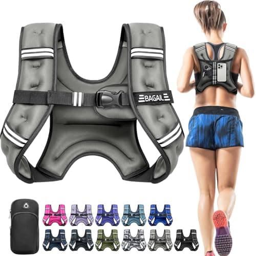 Prime: 12-lb BAGAIL Comfort-Fit Weighted Vest w/ Detachable Pouch (various) from $6.50 + Free S&H
