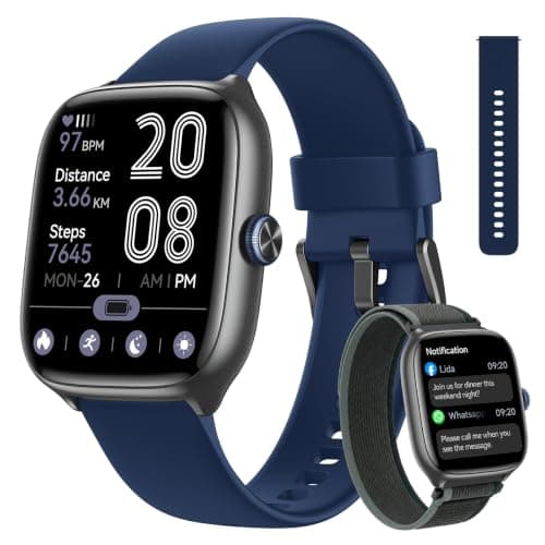 1.75" Woneligo AMOLED Smart Fitness Watch w/ 3 Bands $22 + Free S&H