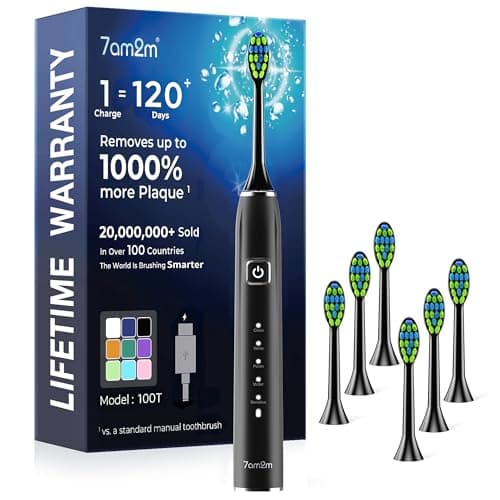 Electric Toothbrush w/ 6 Brush Heads Just $4.99 on Amazon (Today Only!)