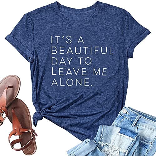 Athletic Tee Shirts Womens Graphic Funny Positive Vibes Message Love Heart T Shirts Girls Women Cute Funny T-Shirts Graphic Tees Short Sleeve Tops (Dark Blue S)