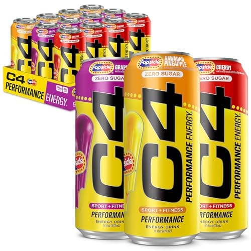 Select Accts: 12-Pk 16-Oz C4 Energy x Popsicle Sugar Free Drink (Variety Pack) $12.90 w/ S&S