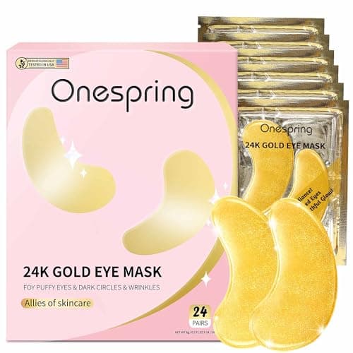 24-Pairs Onespring Under Eye Gel Patches (24K Gold) $4.40 w/ S&S