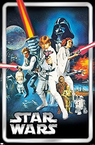 Star Wars: A New Hope - Classi...4L" x 22.4W", Unframed Version