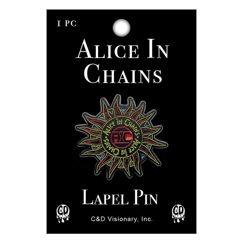 Alice in Chains Sun Logo Metal Lapel Pin
