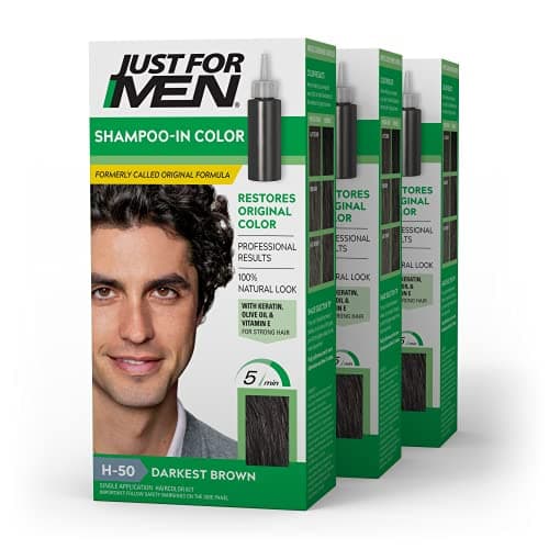 Just For Men Shampoo-In Color ...Pack of 3 (Packaging May Vary)