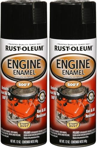 Rust-Oleum 248932, Gloss Black...ay Paint, 12 Ounce (Pack of 2)
