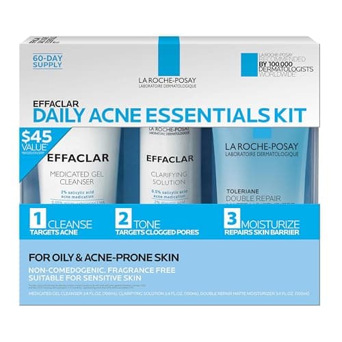 Effaclar Daily Acne Essentials...Skin, Oil-Free, 2 Month Supply