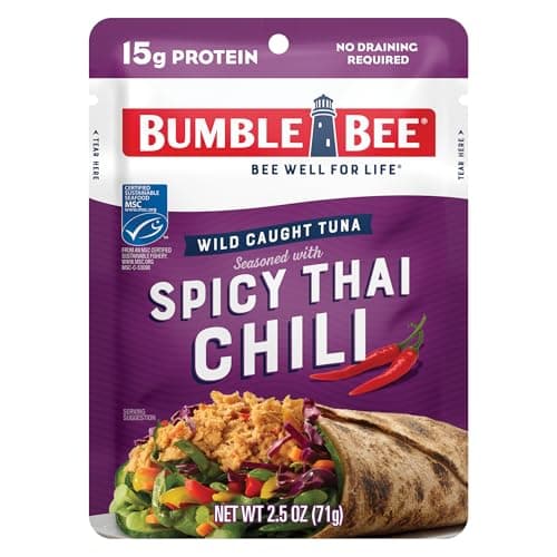 2.5oz. Bumble Bee Wild Caught Tuna Pouch (Lemon & Pepper or Spicy Thai Chili) $0.70 w/ S&S