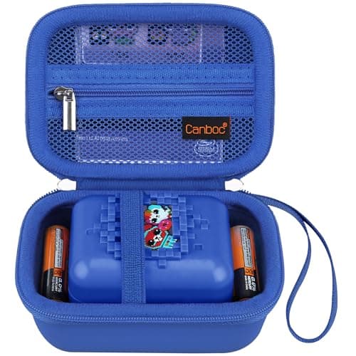 Canboc Hard Carrying Case for Bitzee Disney/Bitzee Magicals/Bitzee Interactive Toy Digital Pet, Virtual Electronic Pets Kids Toys Storage Bag, Dark Blue (Case Only)