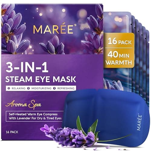 MAREE Self-Heating Eye Masks 16-Count Only $7.99 on Amazon (Reg. $25)