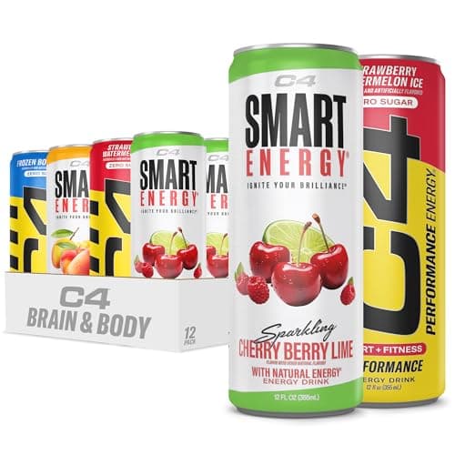 C4 Energy Drinks: 12-Pk 12-oz. C4 Energy & Smart Energy Drinks Variety Pack $8.60 & More w/ S&S