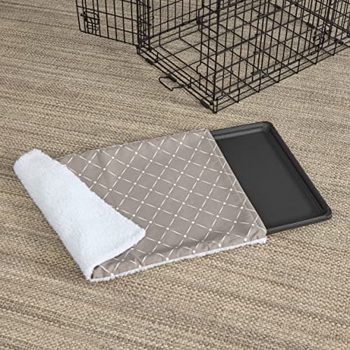 MidWest Homes for Pets Quiet T...er 42' Mushroom Diamond/Fleece
