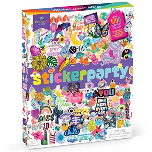 Craft-tastic – Sticker Party –...y Residue Behind – for Ages 6+